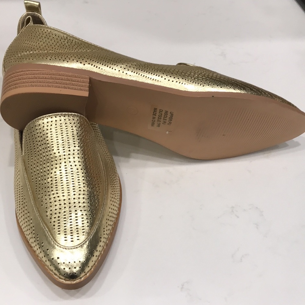 YELLOW GOLD SIZE 9 NWOTTan soles w all LUCIOUS GOLD! - Picture 2 of 8